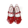 Apple Candy - Pointed Toe Lolita Shoes - Low Block Heel - image 27