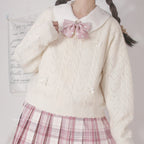 Hollow Out Long Sleeve Lolita Cardigan Multicolors - image 12