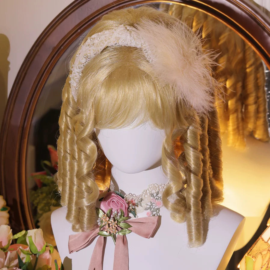 Sparkling 33cm Lolita Court Wig with Roman Curls - image 10