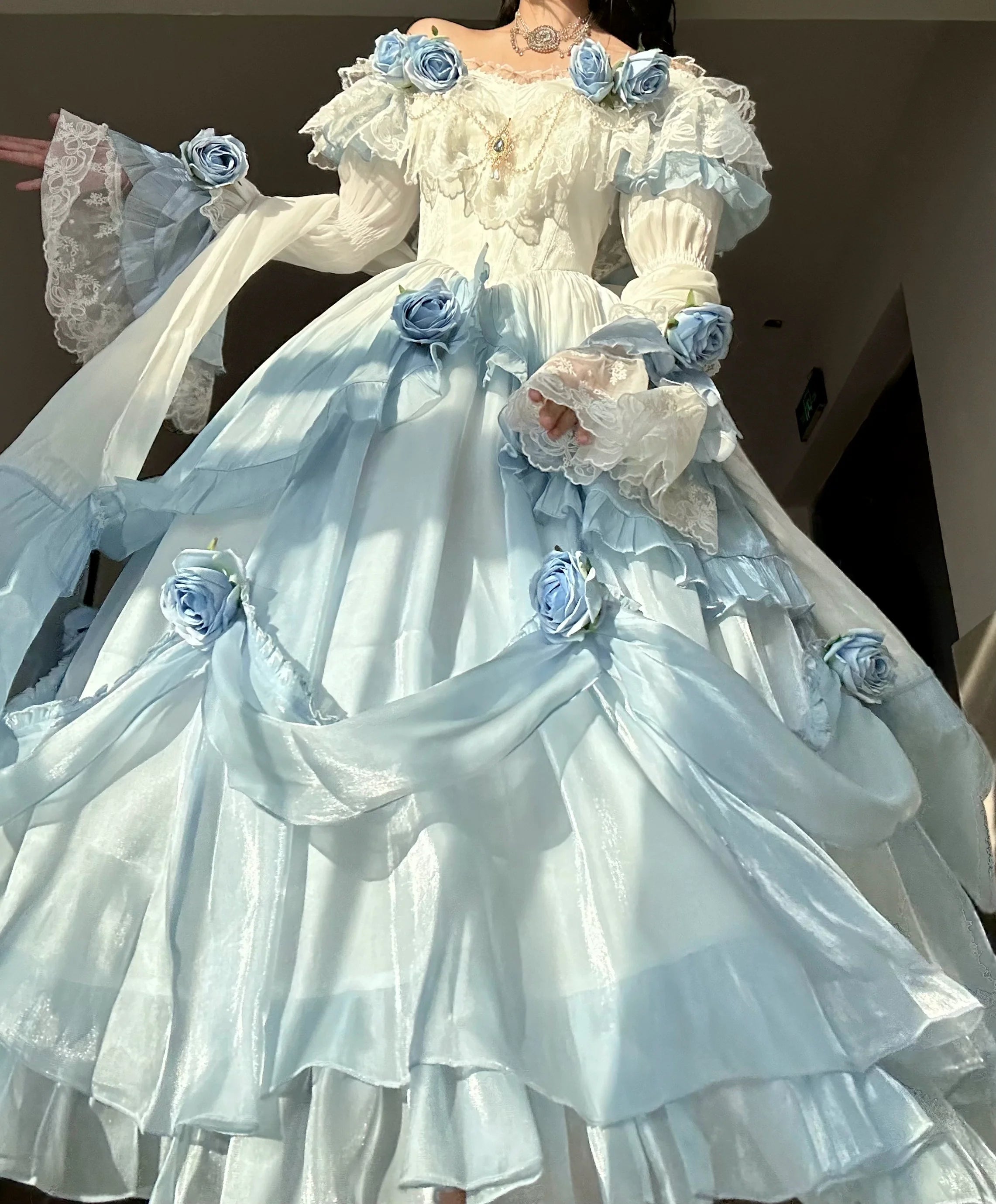 Tana Manor - Classic Lolita Accessories Sleeves Trailing Shawls - image 28