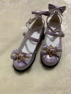 Dreamy Starry - Sweet Lolita Shoes Low Heel Bow Shoes - image 23