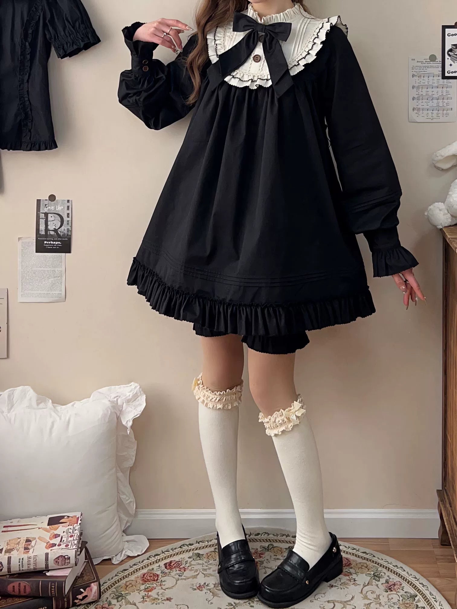 Lullaby - Cotton Lolita OP Dress Kawaii Lolita Bloomers and Accessories - image 21