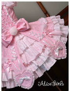 Old School Lolita Halter Neck OP Dress, Polka Dot Accent - image 51