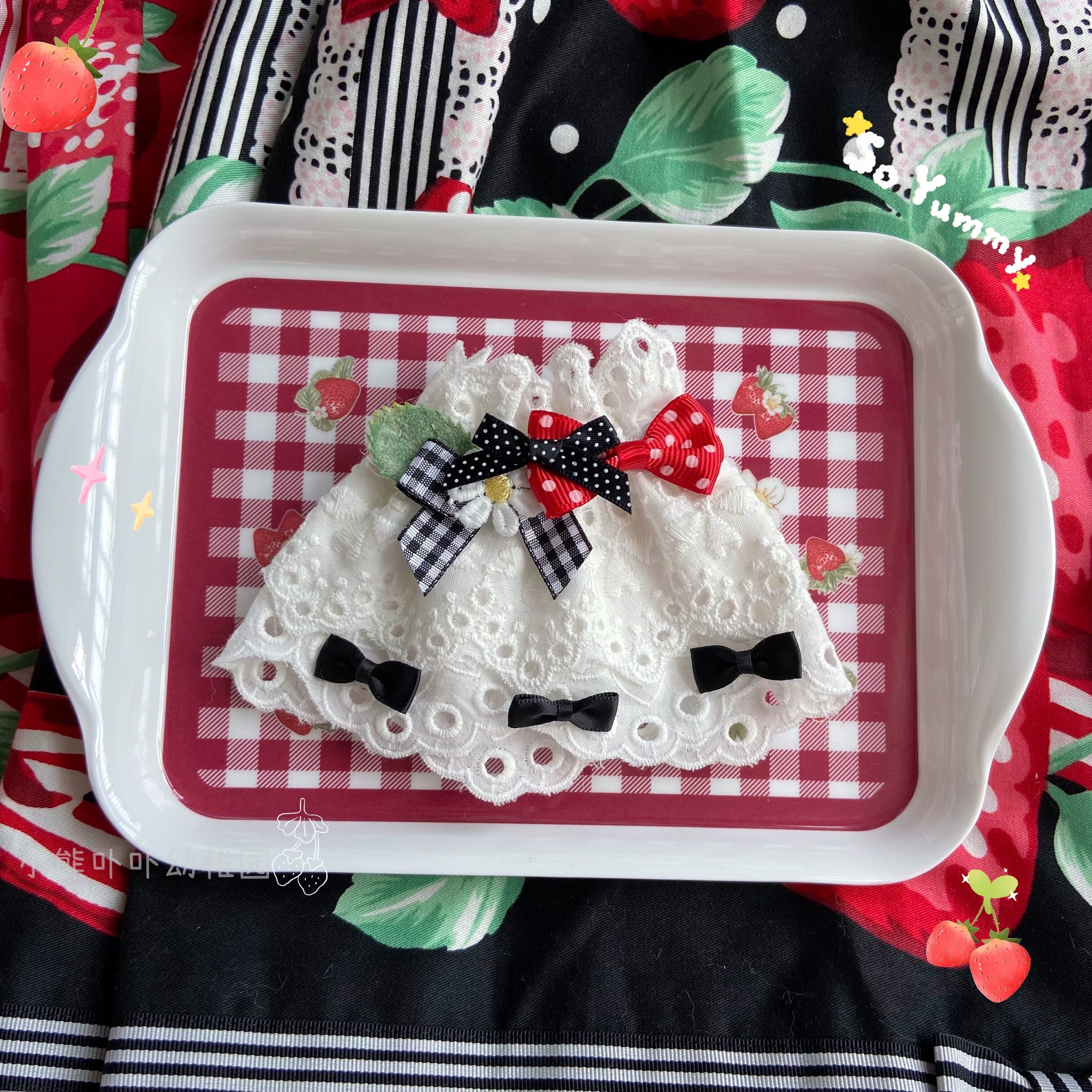 Original Cute Lolita Bow Cuffs - image 5