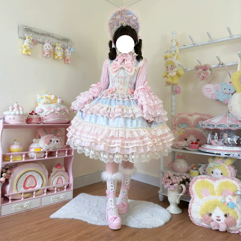 Star Love Song - Wedding Sweet Lolita JSK Suit Doll-like Dress - image 9