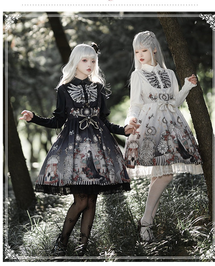 Black Fairytale - Gothic Twins Lolita JSK - image 6