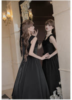 For Beloved - Classic Lolita Satin JSK Dress Set, Fishbone Waist - image 11
