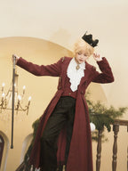 The Legend of Dracula - Gothic Ouji Lolita Winter Coat Set - image 4