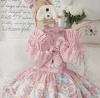 First Snow - Sweet Lolita Sweater Winter Puff Sleeve Knitting Innerwear - image 9