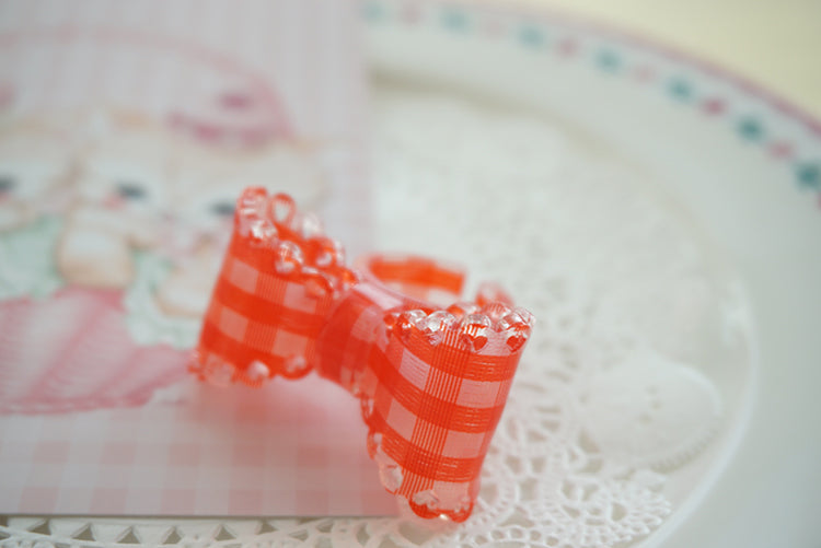 Sweet Lolita Bow Ring and Necklace - image 49