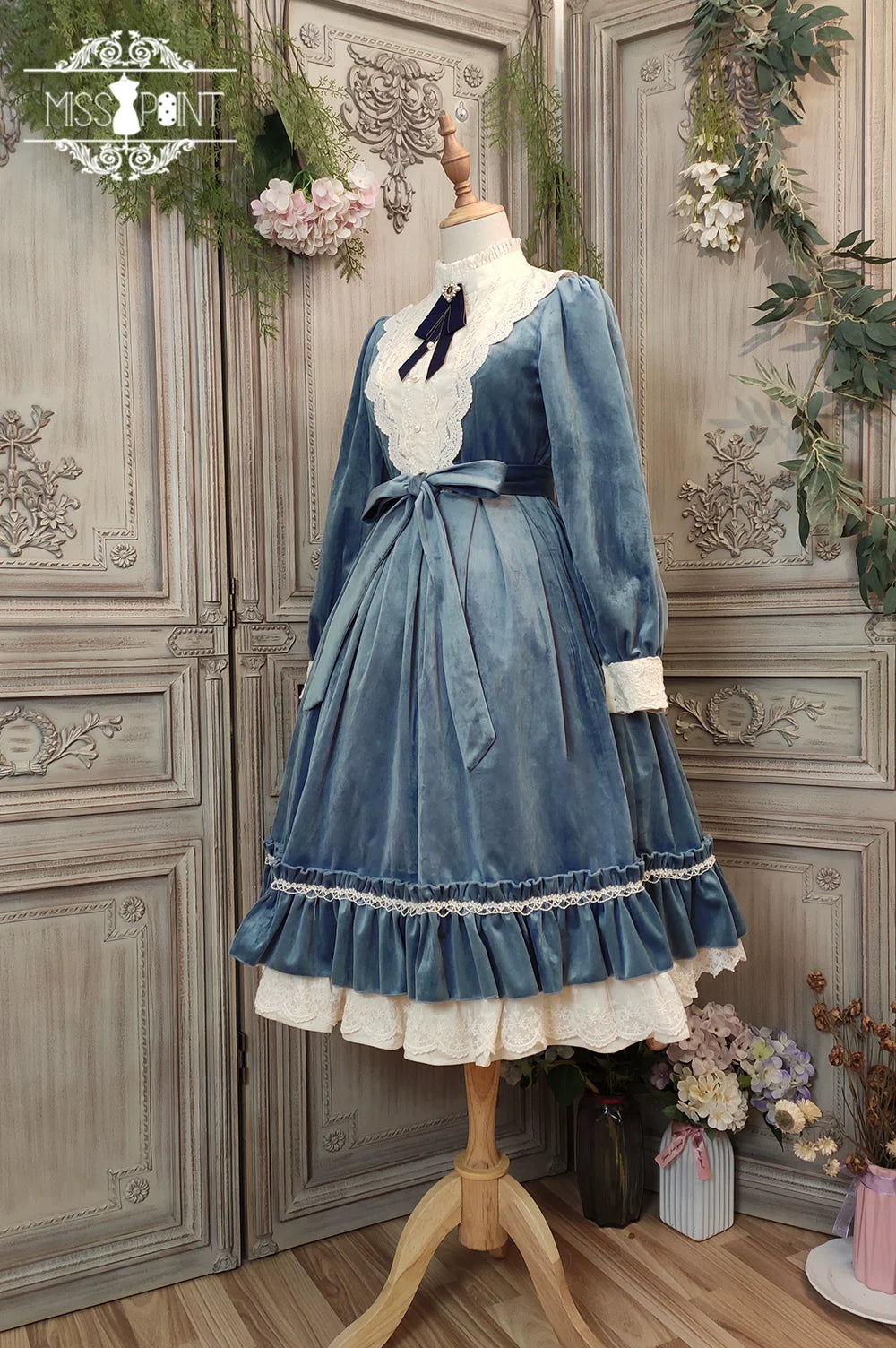 Vintage Elegant Velvet OP Dress - image 86