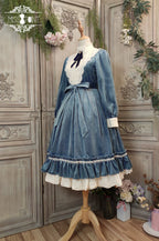 Vintage Elegant Velvet OP Dress - image 86