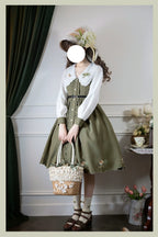 Window Rose - Classic Embroidered Front-Button OP Dress - image 6