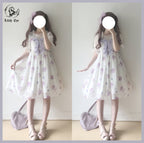 Jellyfish Meteor - Chiffon Fairy Jellyfish Printed Lolita JSK - image 16