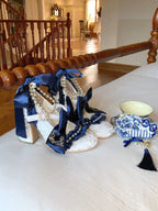 Ribbon Anthem - Wedding Classic Lolita Heels with Detachable Bow and Pearl Ribbon - image 10