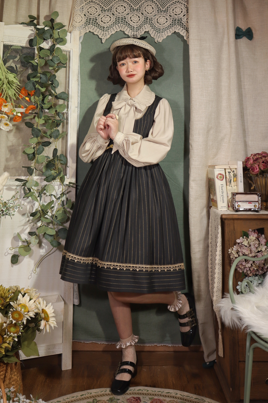 Mayer's Whisper - Vintage Lolita Large Sleeve Blouse - image 8