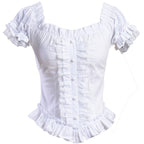 Elegant Lolita Lace Shirt, Off-Shoulder - image 13