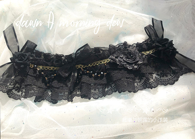 Flower Wedding Lolita Accessories Headdress Set - image 23