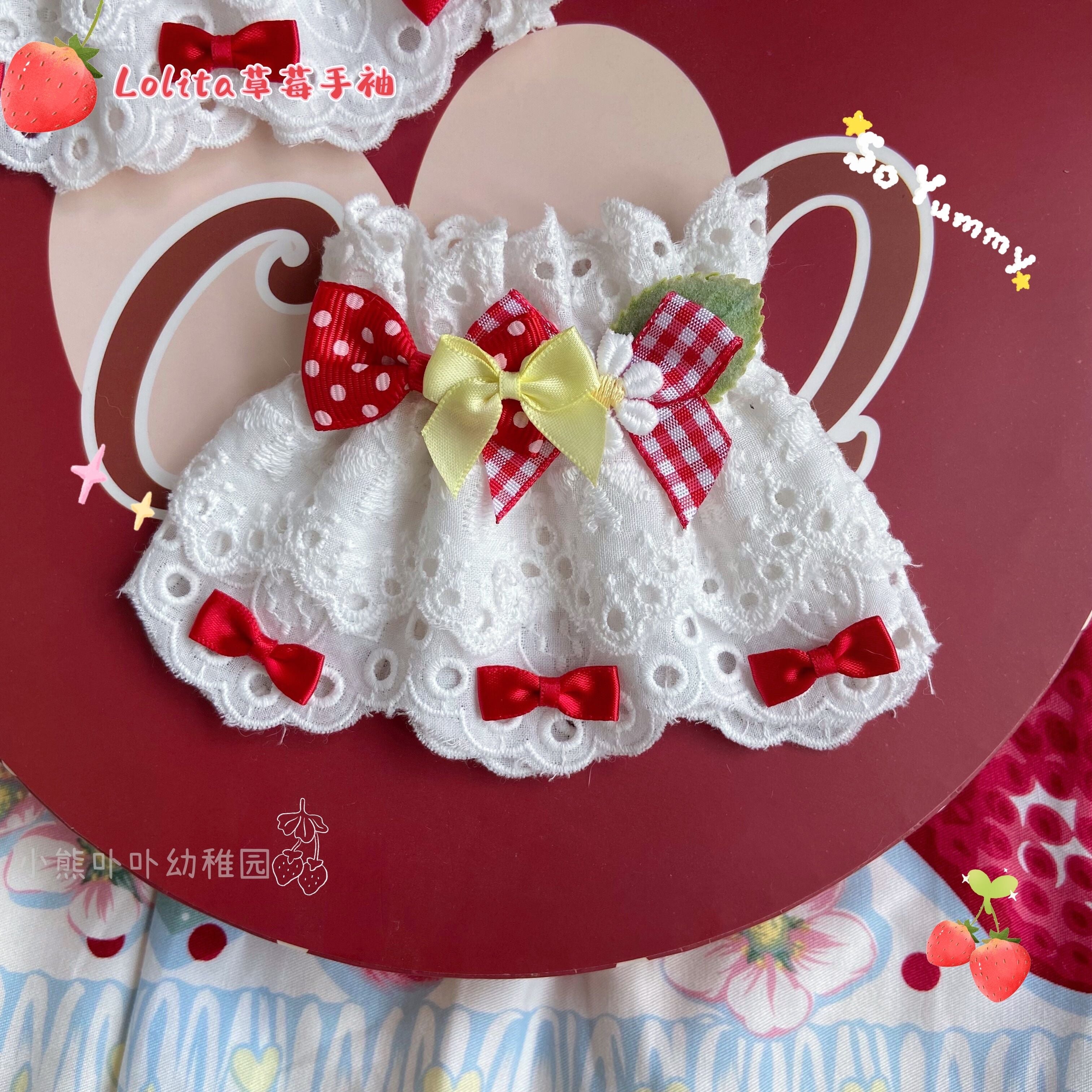 Original Cute Lolita Bow Cuffs - image 19