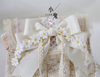 Elegant Lolita Bag Daisy Pearl Chain Lace Handbag - image 7