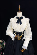 The Heart of the Rose - Elegant Retro Lolita Skirt High Waist SK Blouse - image 15