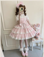 Otome Heart Cotton Old School Lolita JSK Dress Suit and Accessories - image 17