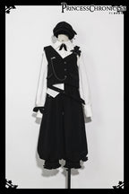Secret Morning News - Vintage Ouji Lolita Vest Blouse Bloomers - image 9