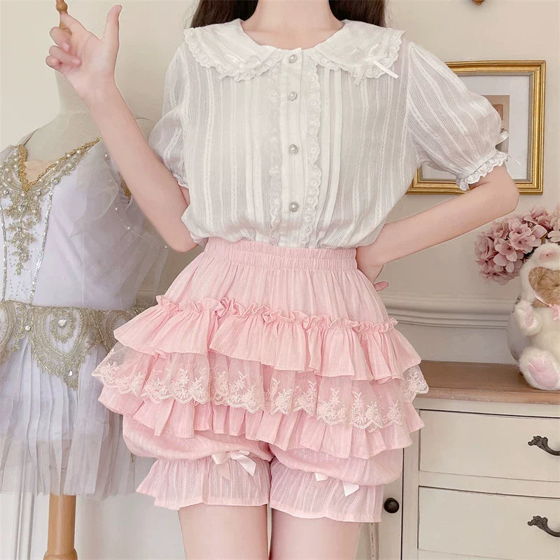 Sweet Lolita Cotton Bloomers, Ruffles and Bows - image 14