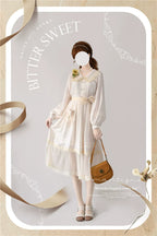 Elegant Lolita Shirt and Midi Skirt Options - image 4