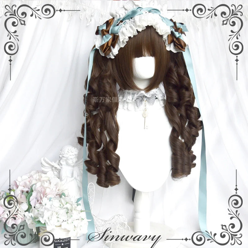 Old School Lolita Wig, Layered Roman Curls - image 7