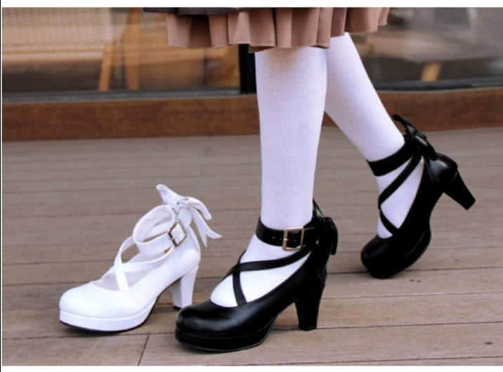 Elegant Princess Lolita Heels Shoes - image 16