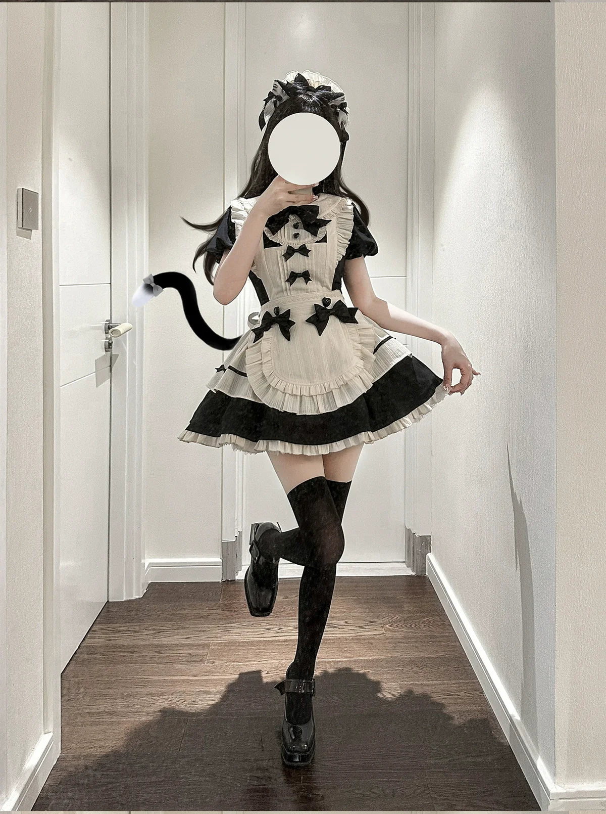 Maidette - Halloween Maid Lolita Apron OP Dress - image 7