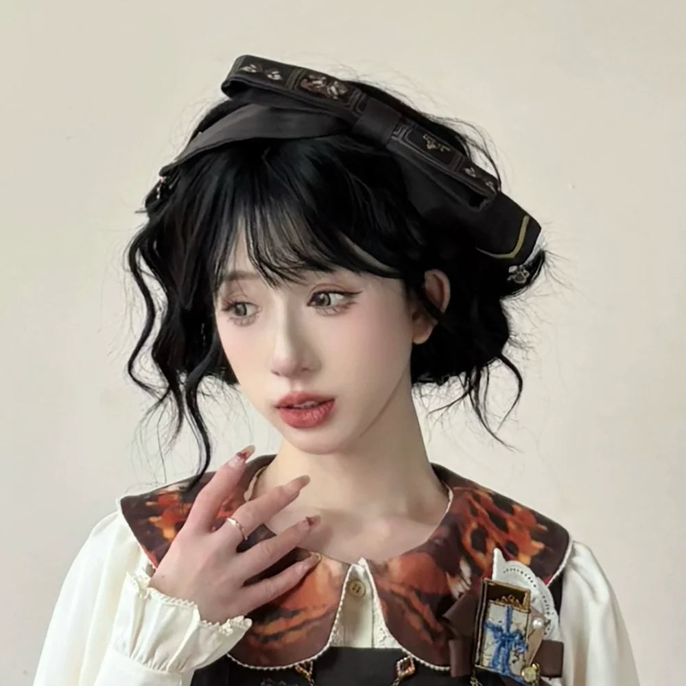 Classic Lolita Headdress, Socks, Necklace and Brooch Accessories - image 5