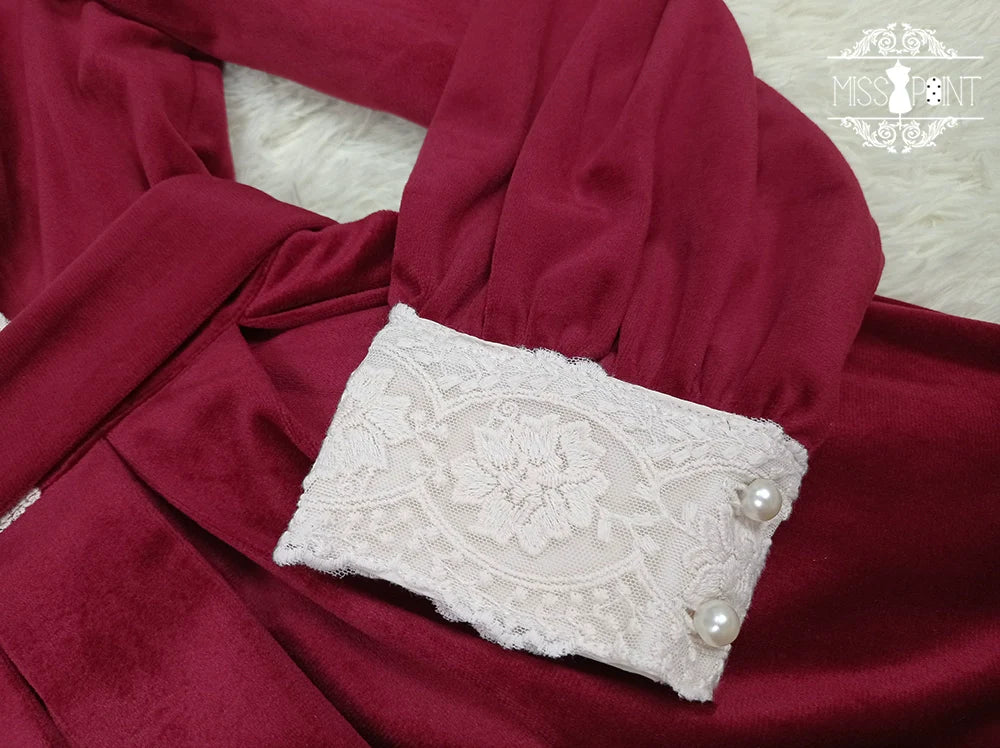 Vintage Elegant Velvet OP Dress - image 70