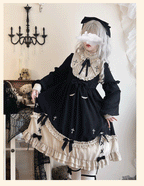 Plus Size Lolita Winter OP Dress, Long Sleeve - image 8