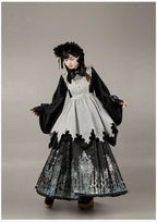 Raven's Night Song Oriental Gothic Lolita Dress Set - image 41