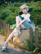 Floating Dream Lily - Elegant Lolita High Heel Shoes, Detachable Bow - image 11