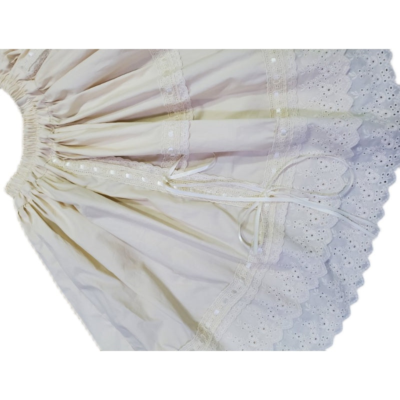 Cotton Embroidery Lolita Petticoat Underskirt - image 5
