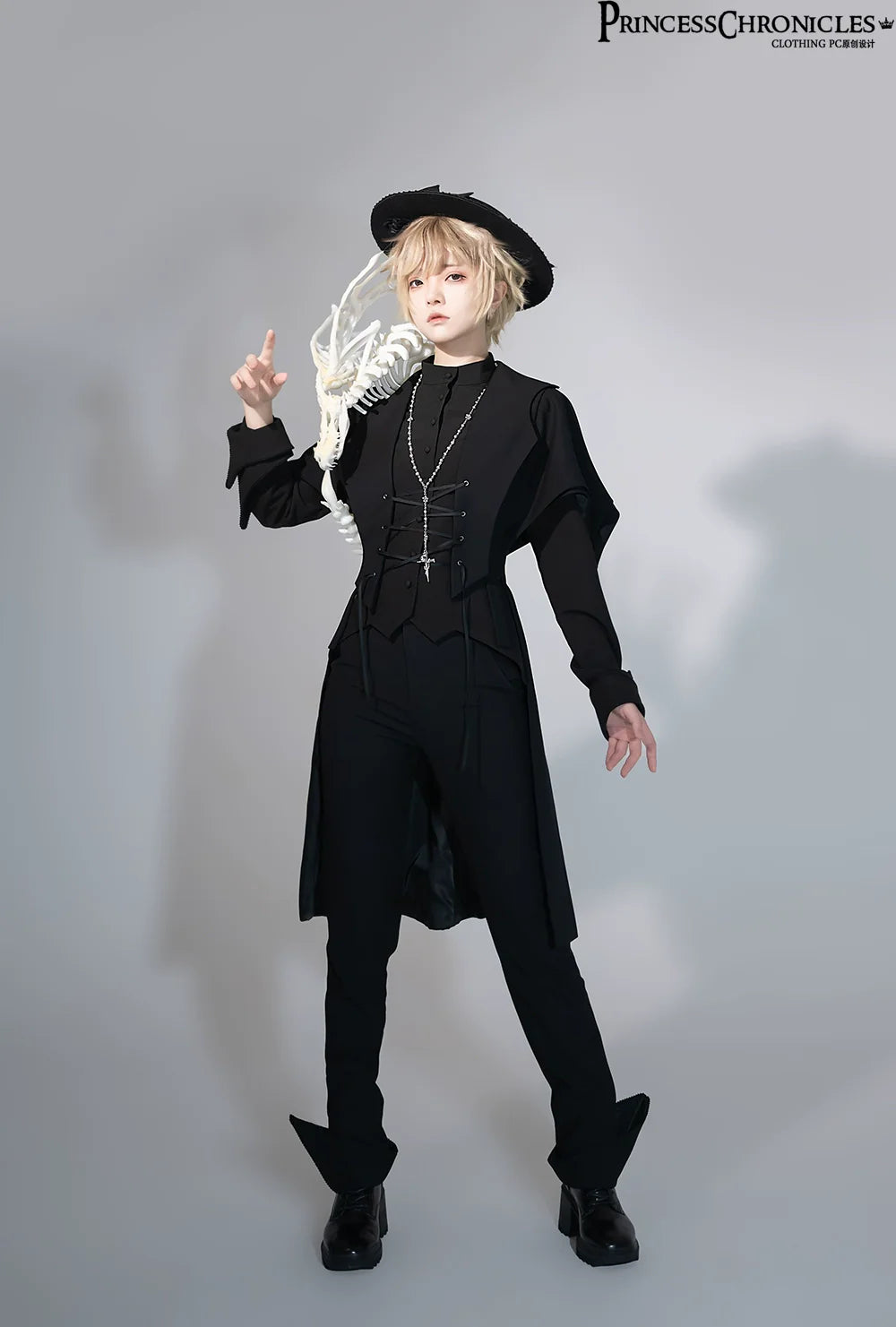 Yan Ye - Swallowtail Ouji Lolita Long Vest - image 6