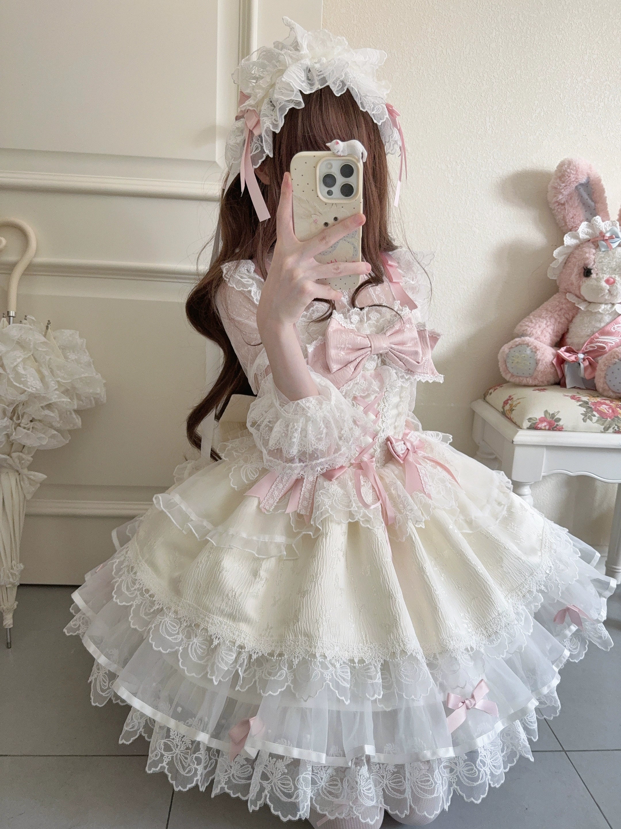 Fleeting Isle - Sweet Lolita Ballet Style JSK Dress - image 34