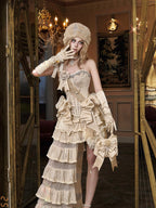 Slavic Heiress - Satin Gilded Bow Lolita Handbag - image 7