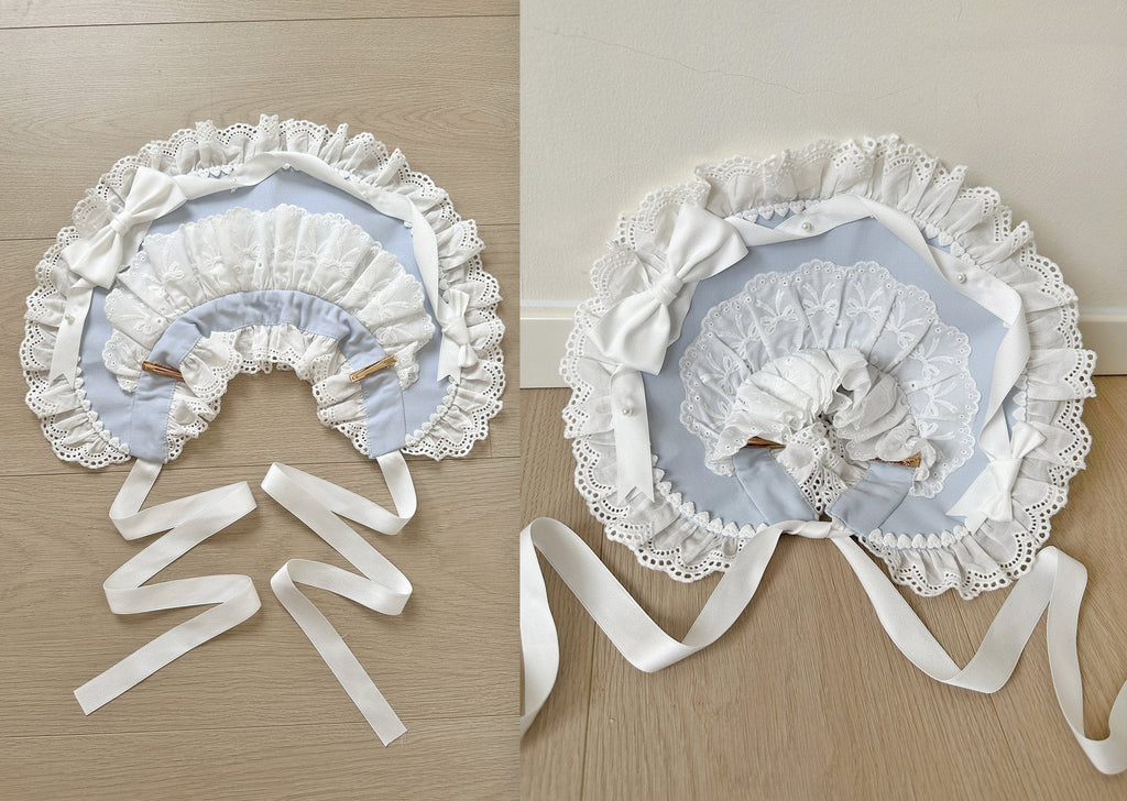 Cream Fondant Sweet Retro Six-Panel Lolita JSK and Accessories - image 30