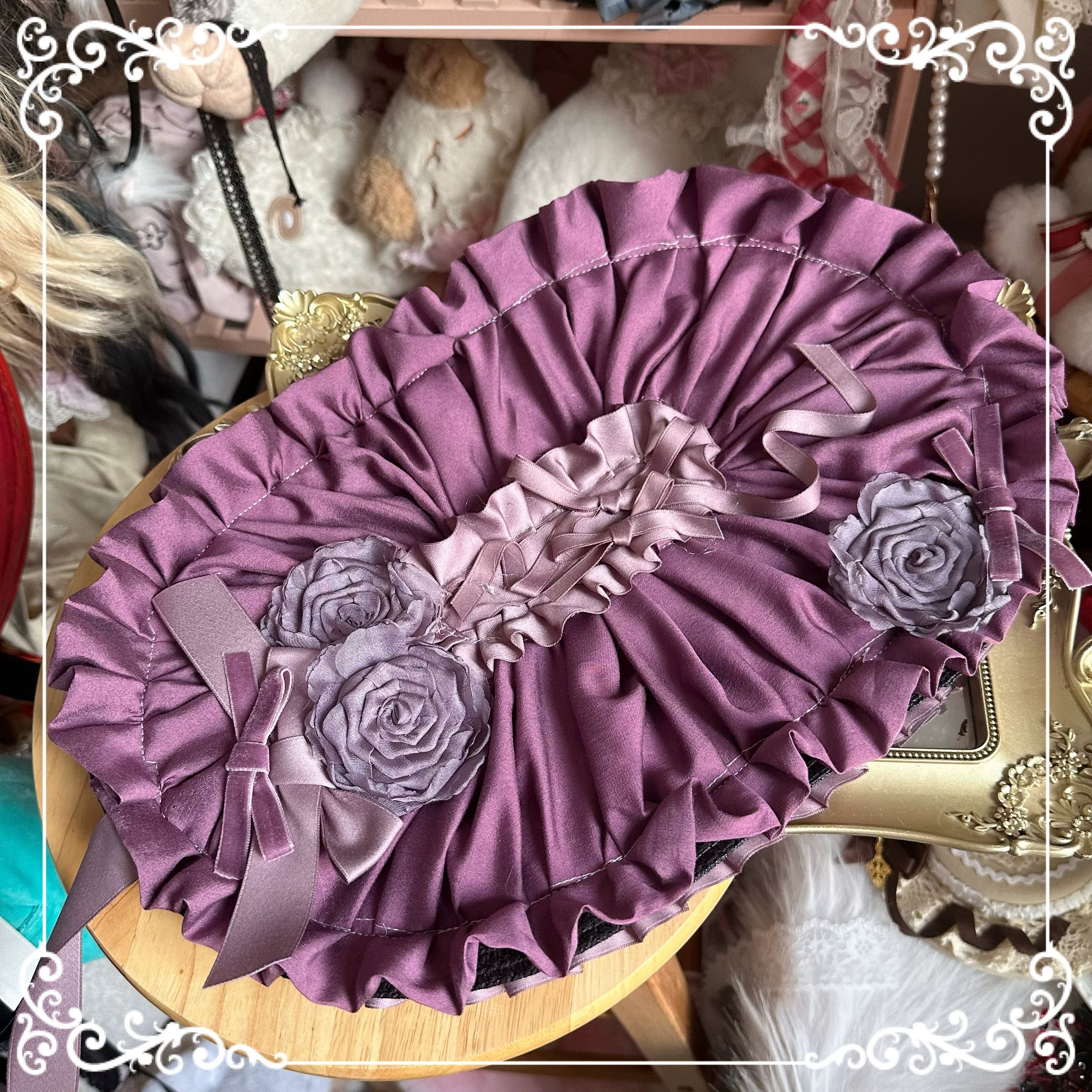 Gothic Lolita Bonnet Pure Cotton Hat Collection - image 33