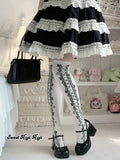 Classic Lolita Socks Autumn Mid-calf Cotton Socks - image 3