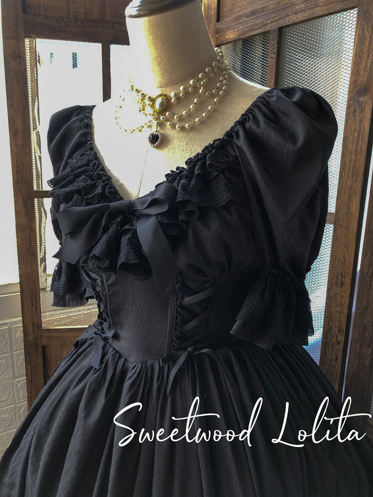 CLA Vintage French Lolita OP Dress - image 64