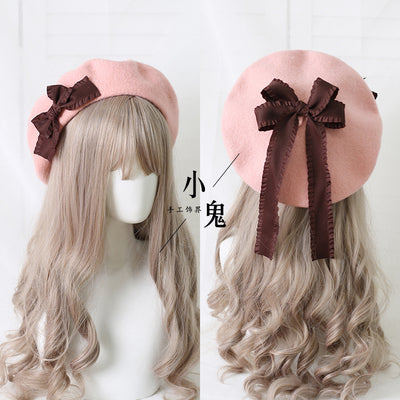 Sweet Bow Multicolors Lolita Wool Beret - image 18