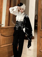 Ouji Lolita Pants Set, Detachable Jabot & Shawl - image 13