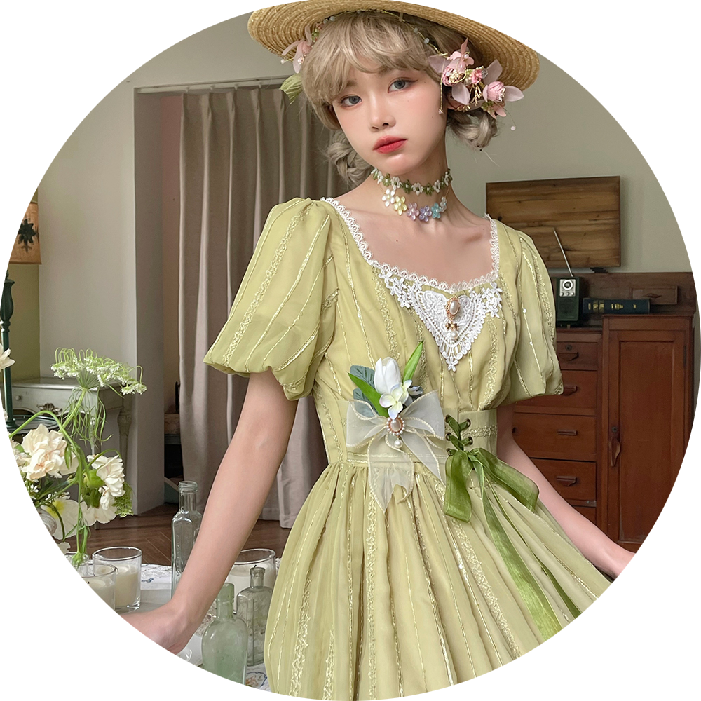 Tulip - Classic Lolita Short Sleeve OP Dress - image 62