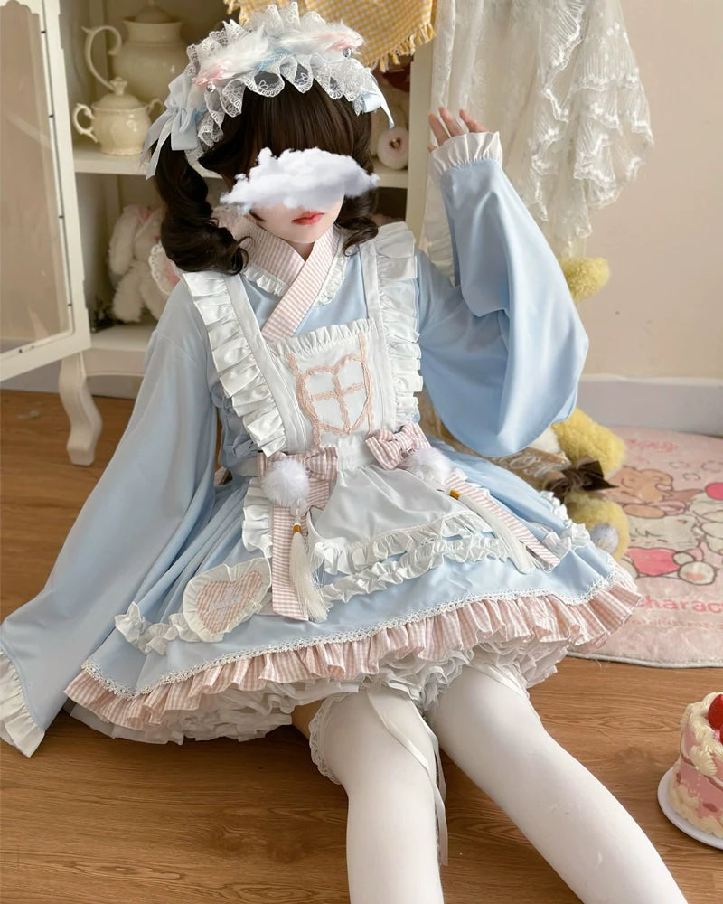 Sweet Meow Nurse - Maid Lolita Skirt Set Kawaii Lolita Dress - image 13