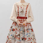 Sweet Lolita Blouse Doll Collar Shirt with Bubble Sleeves - image 15